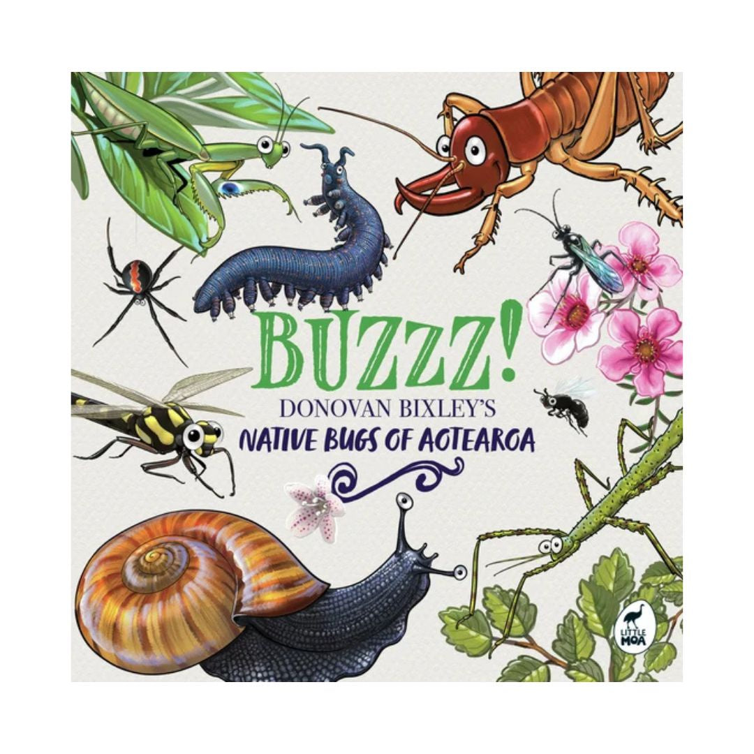 book buzzz native bugs aotearoa nz donovan bixley