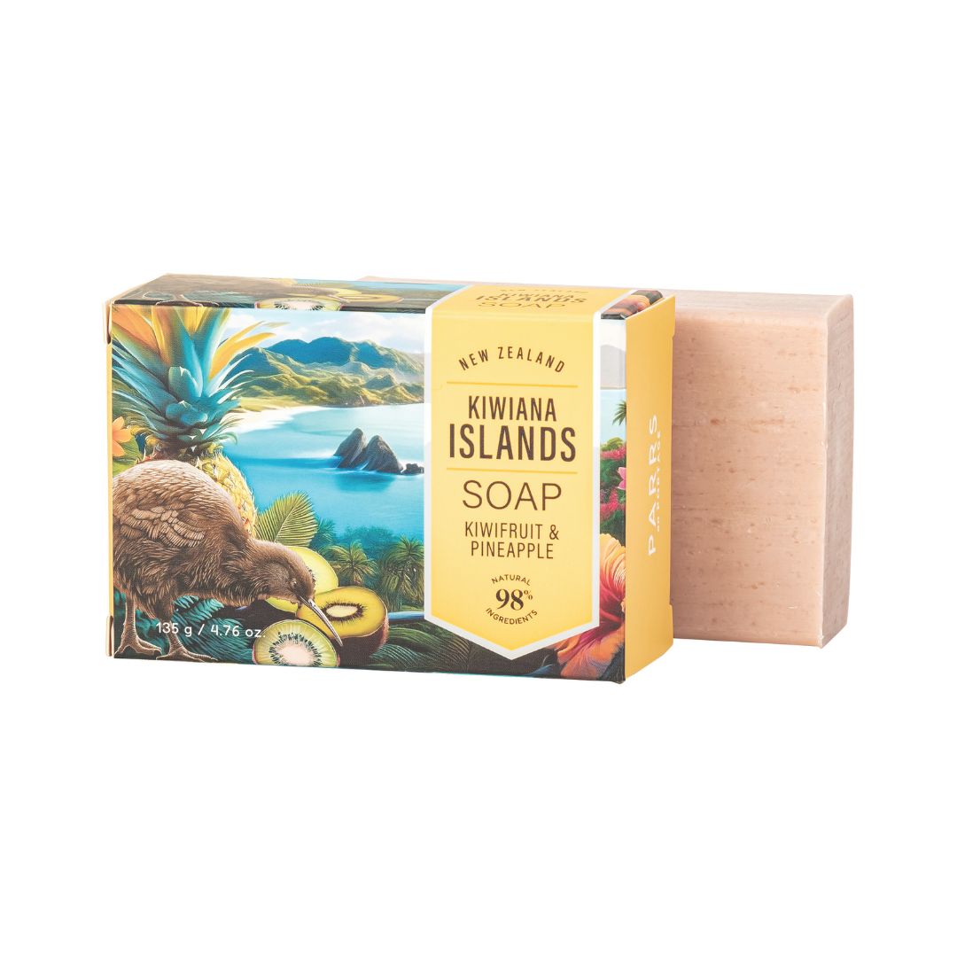 Parrs on Portage Soap 135g Kiwiana Islands