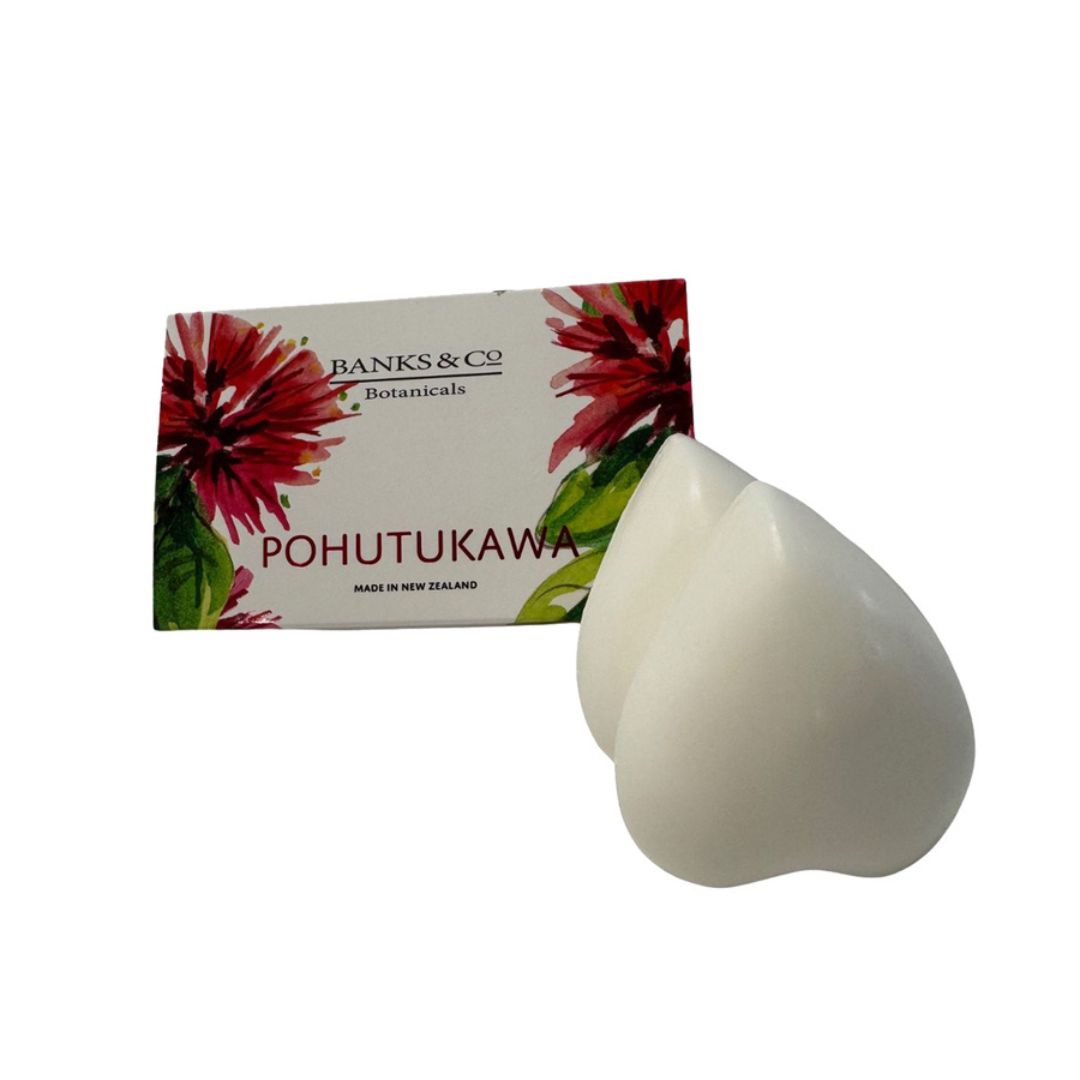 banks co pohutukawa heart soap x2 giftpack
