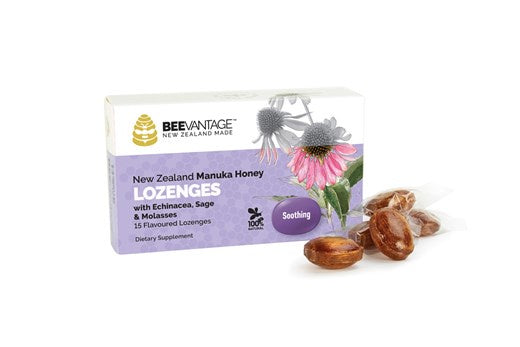 beevantage lozenges manuka echinacea sage molasses