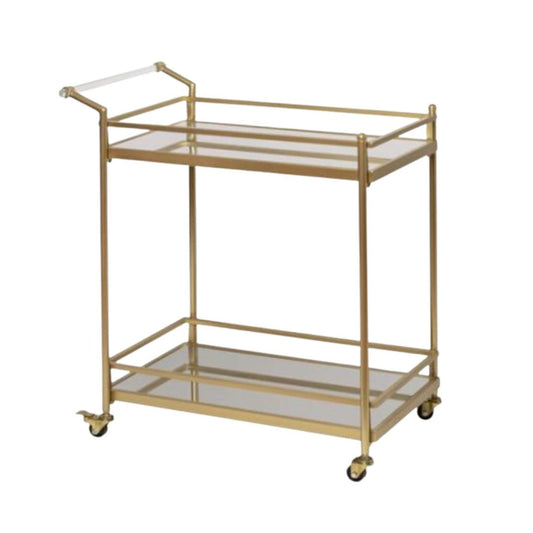 tempa bradley gold bar cart