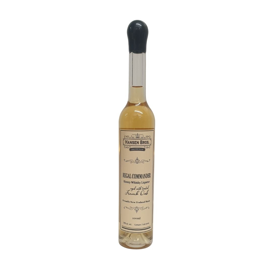 hansen bros regal commander honey whisky liqueur 100ml