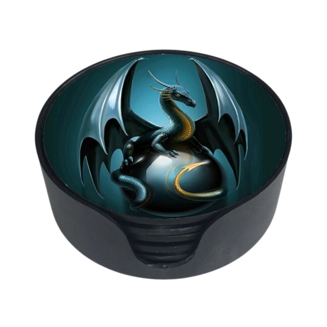 coasters mystical dragons set 6