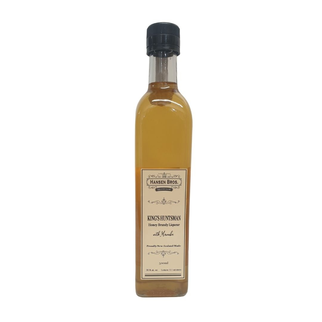 hansen bros kings huntsman honey brandy liqueur 500ml