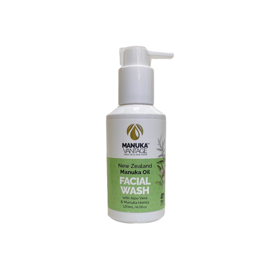 manukavantage manuka oil aloe vera facial wash