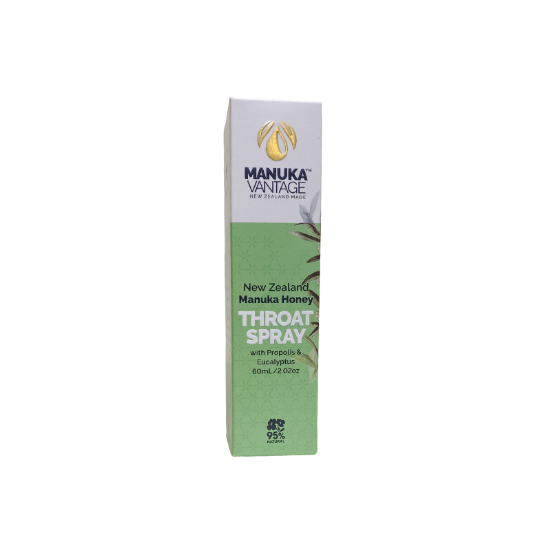 manukavantage manuka propolis eucalyptus throat spray