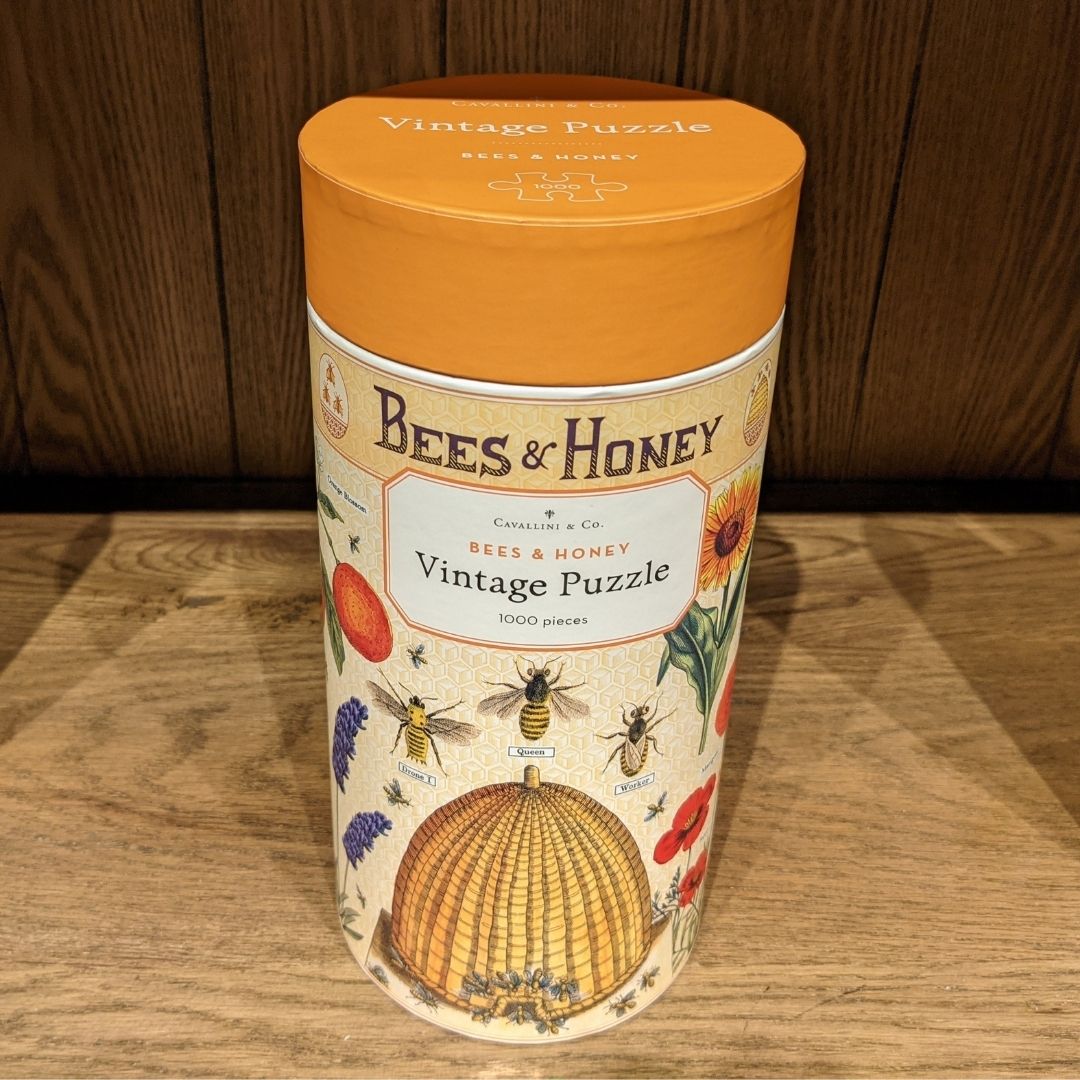cavallini vintage jigsaw puzzle bees honey