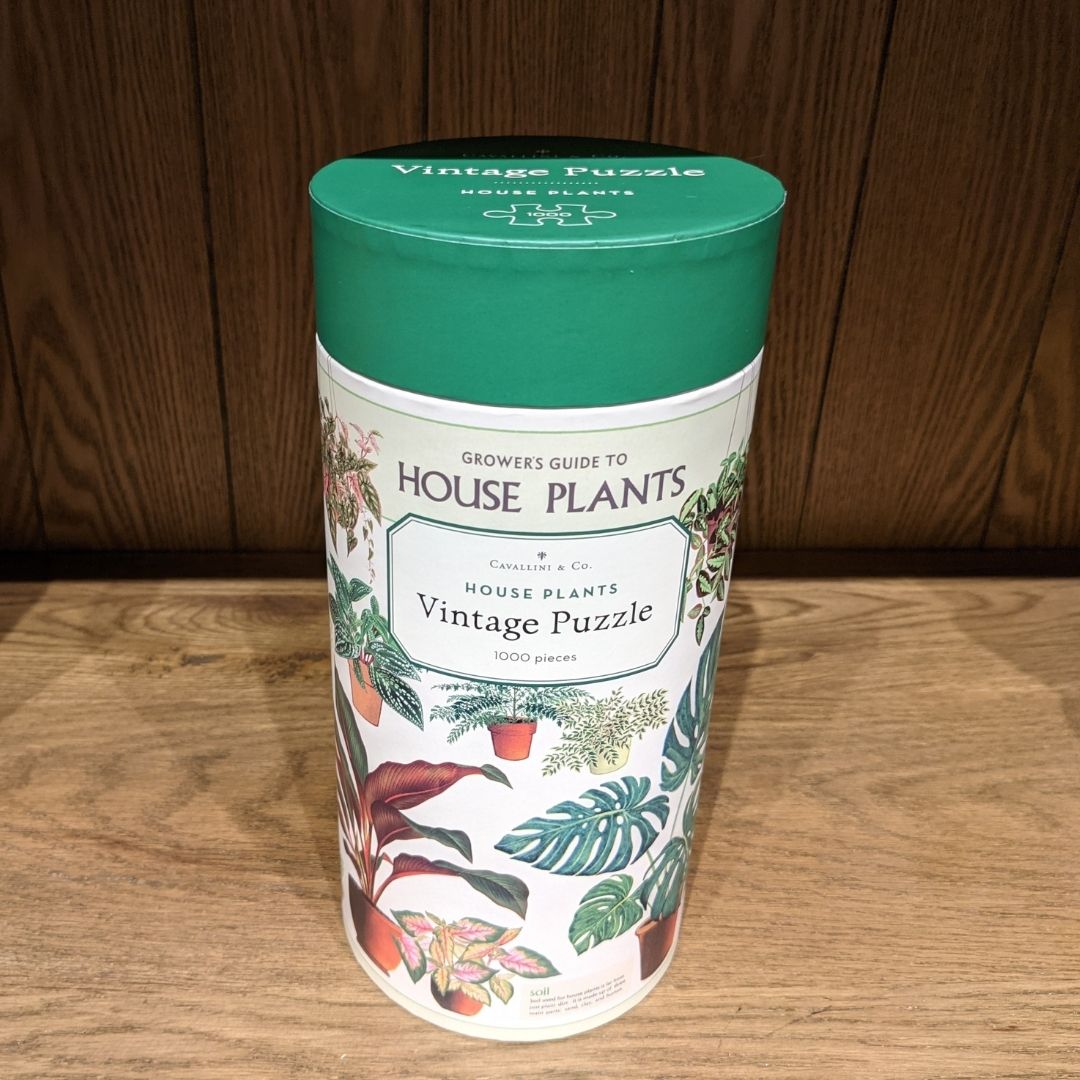 cavallini vintage jigsaw puzzle house plants
