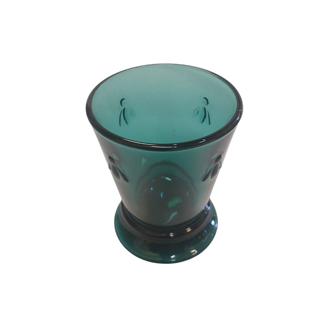 la rochere bee glass blue tumbler