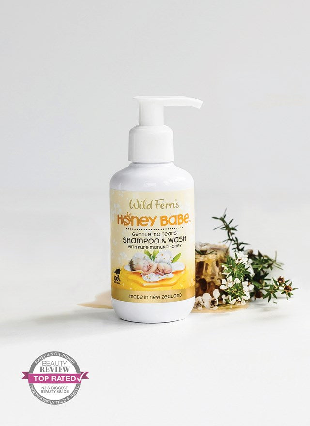 wild ferns honey babe shampoo wash