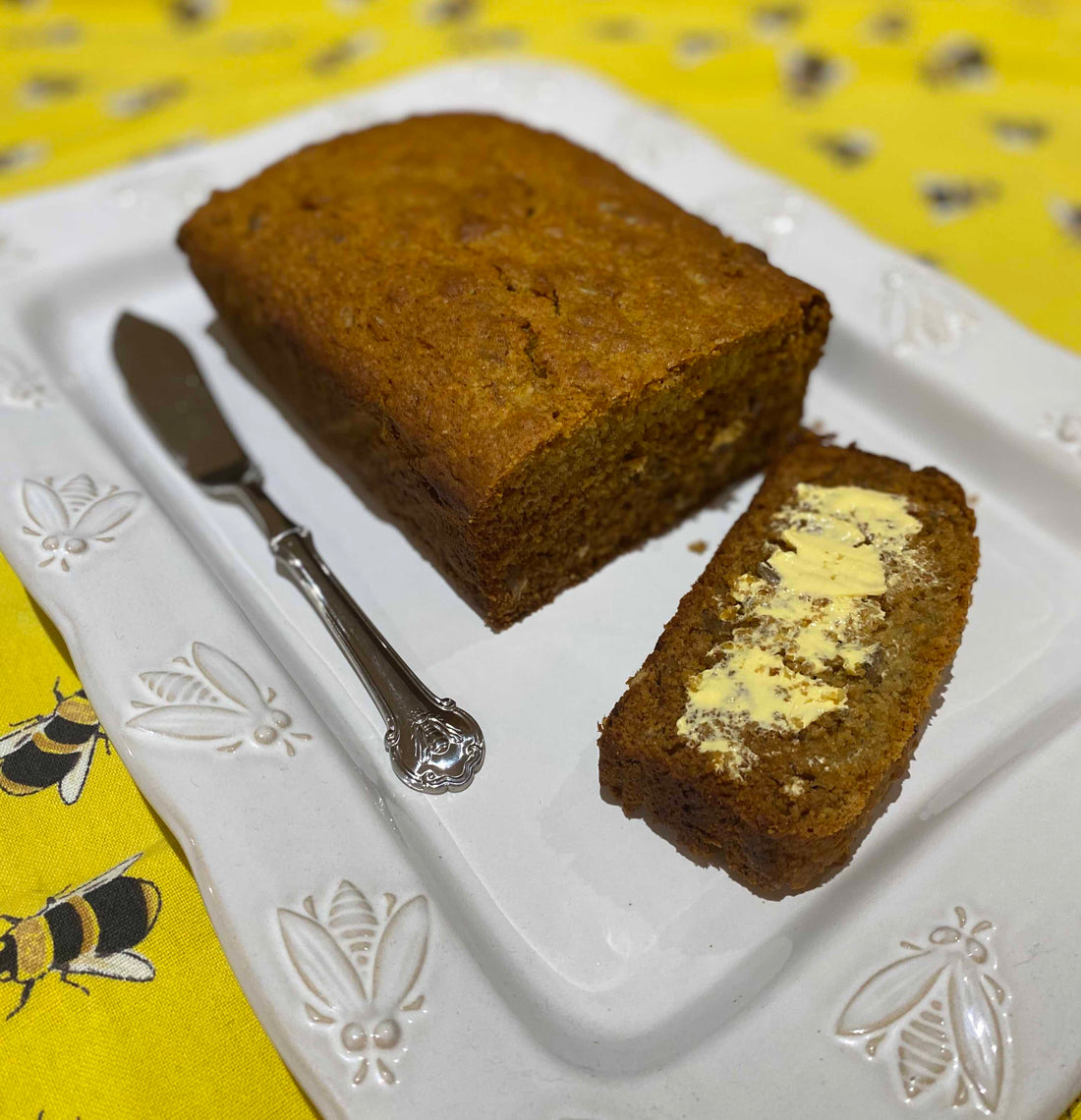 banana orange honey loaf