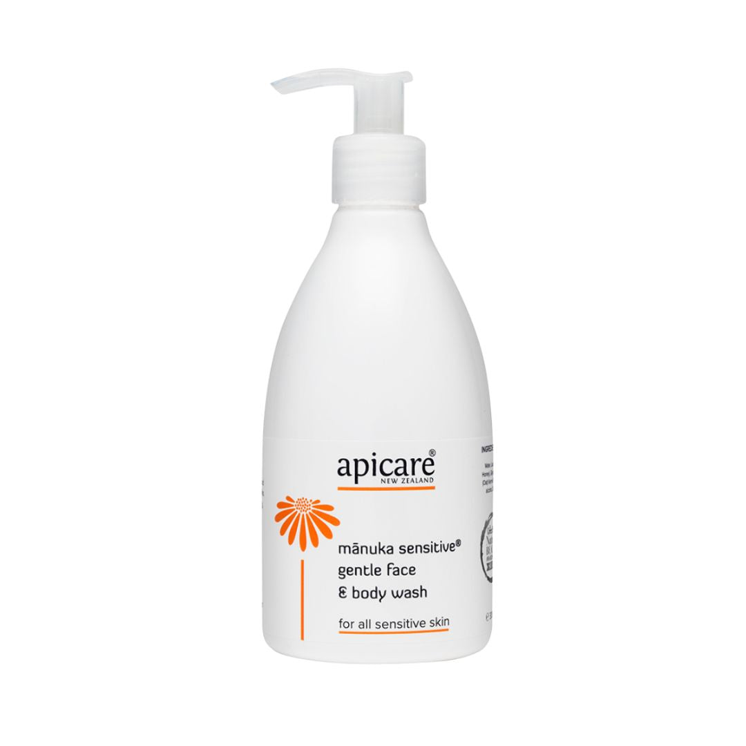 Apicare manuka sensitive face body wash 500ml