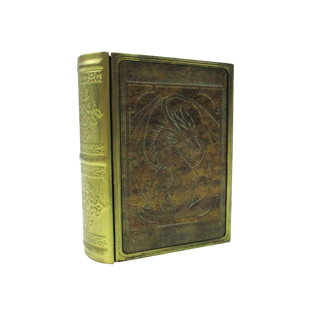 Book box metal dragon design