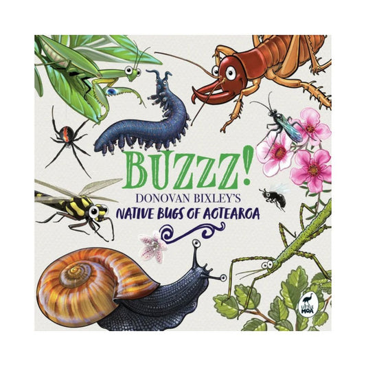 book buzzz native bugs aotearoa nz donovan bixley