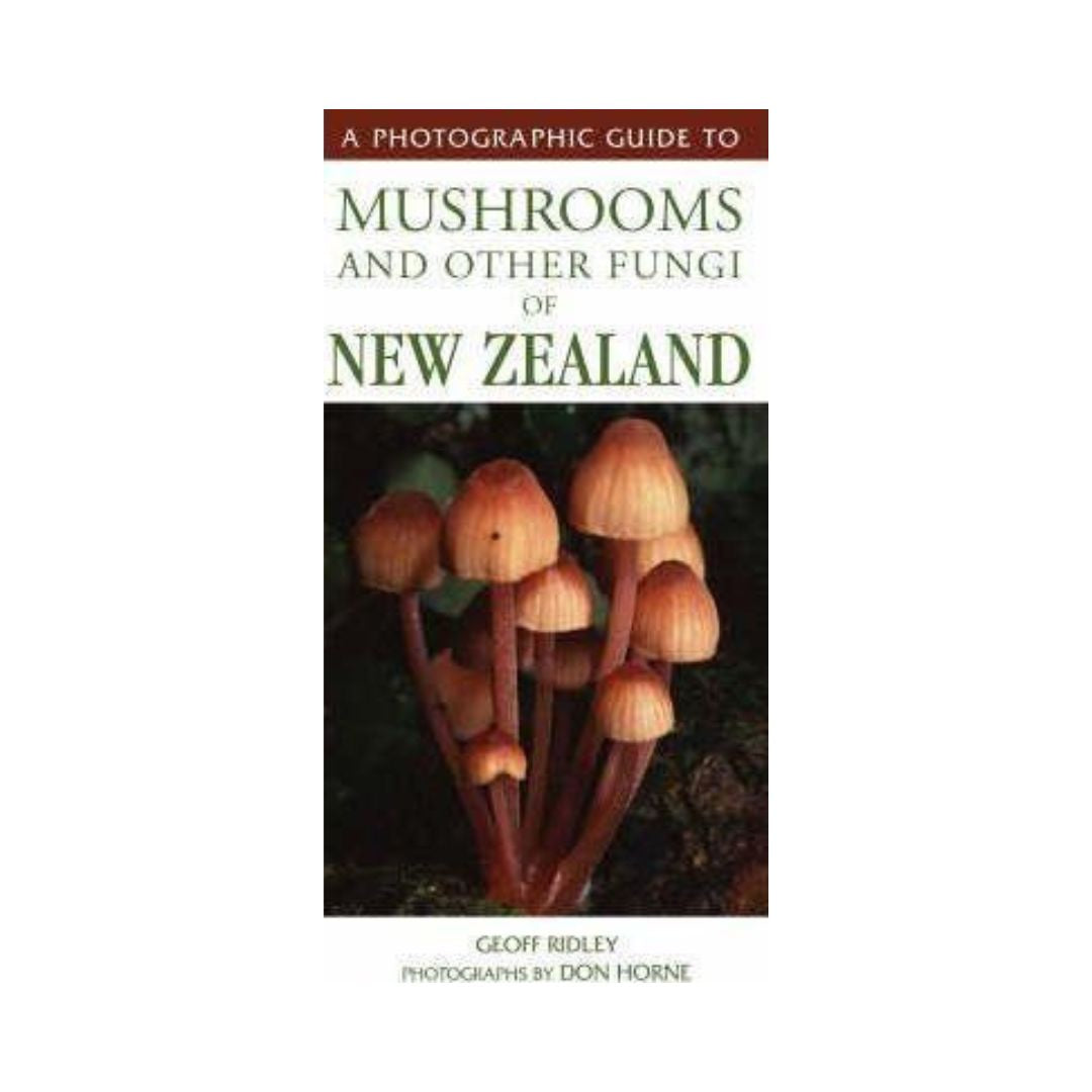 book photographic guide nz mushrooms fungi ridley horne