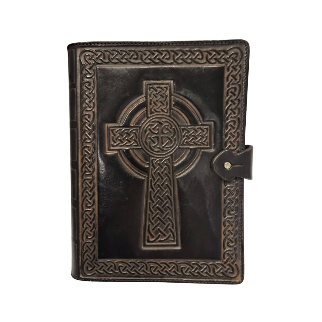 leather journal black a5 cross