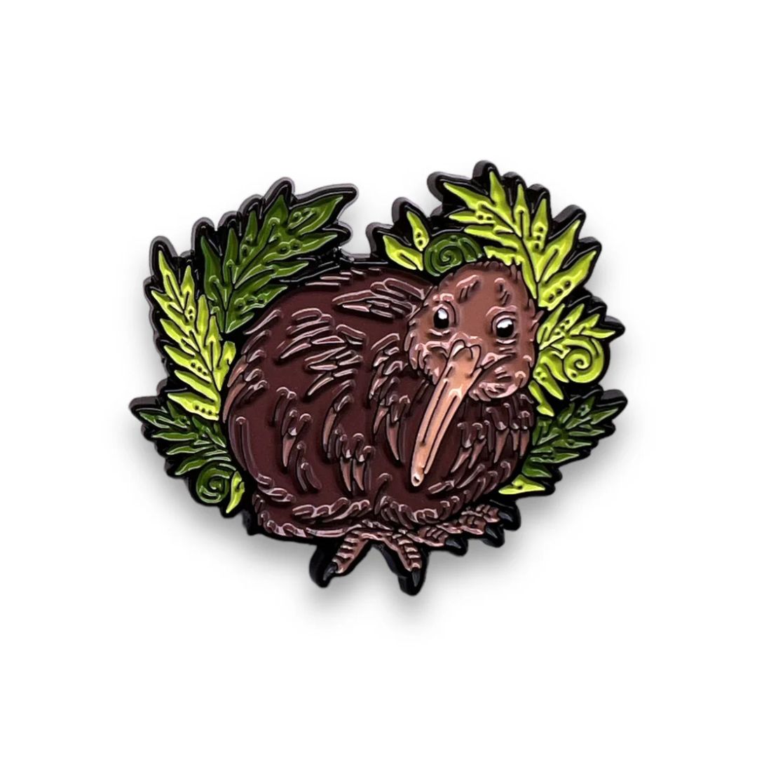 pepper raccoon pin aotearoa wild kiwi