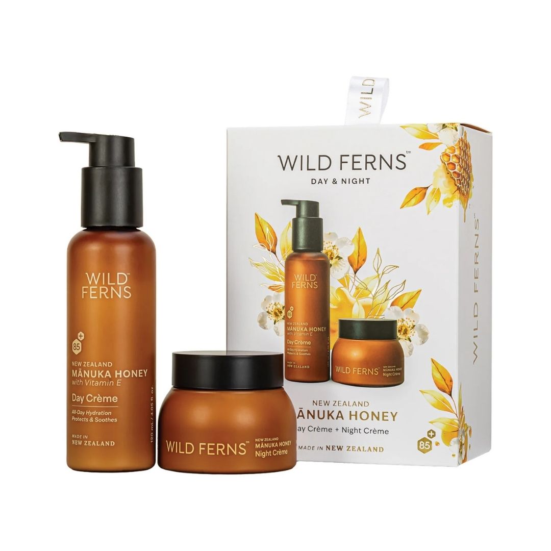 wild ferns manuka honey skincare giftset day night