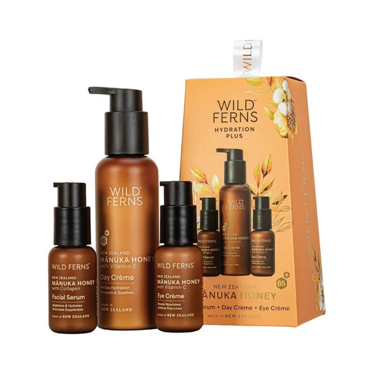 wild ferns manuka honey skincare giftset hydration plus