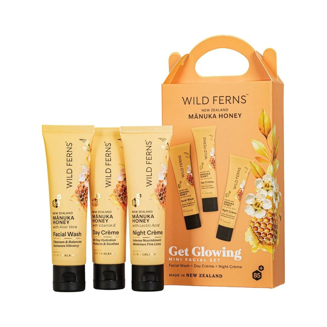 wild ferns manuka honey skincare giftset mini facial