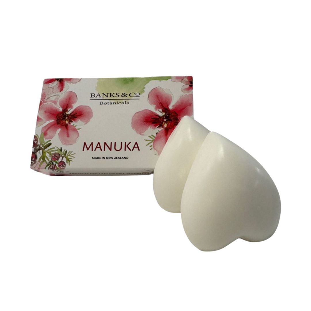 banks co manuka heart soap x2 giftpack