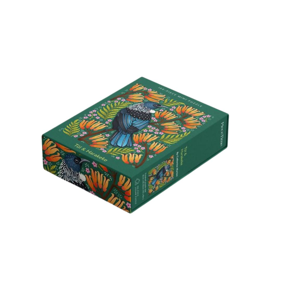 piece time jigaw puzzle 100 pieces tui harakeke