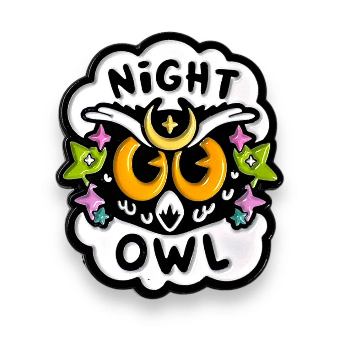 pepper raccoon pin aotearoa wild night owl