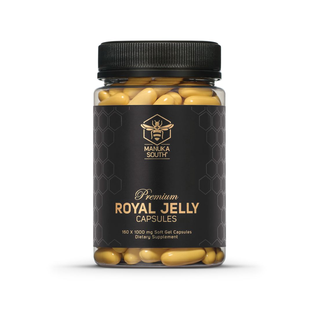 manuka south royal jelly capsules 160 x 1000mg