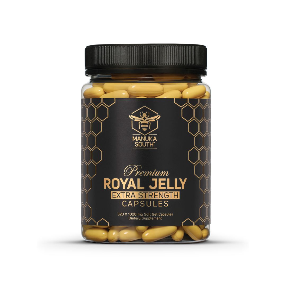 manuka south royal jelly capsules 320 x 1000mg extra strength