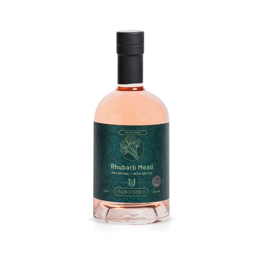 Undisturbed rhubarb mead rose 500ml 13ABV