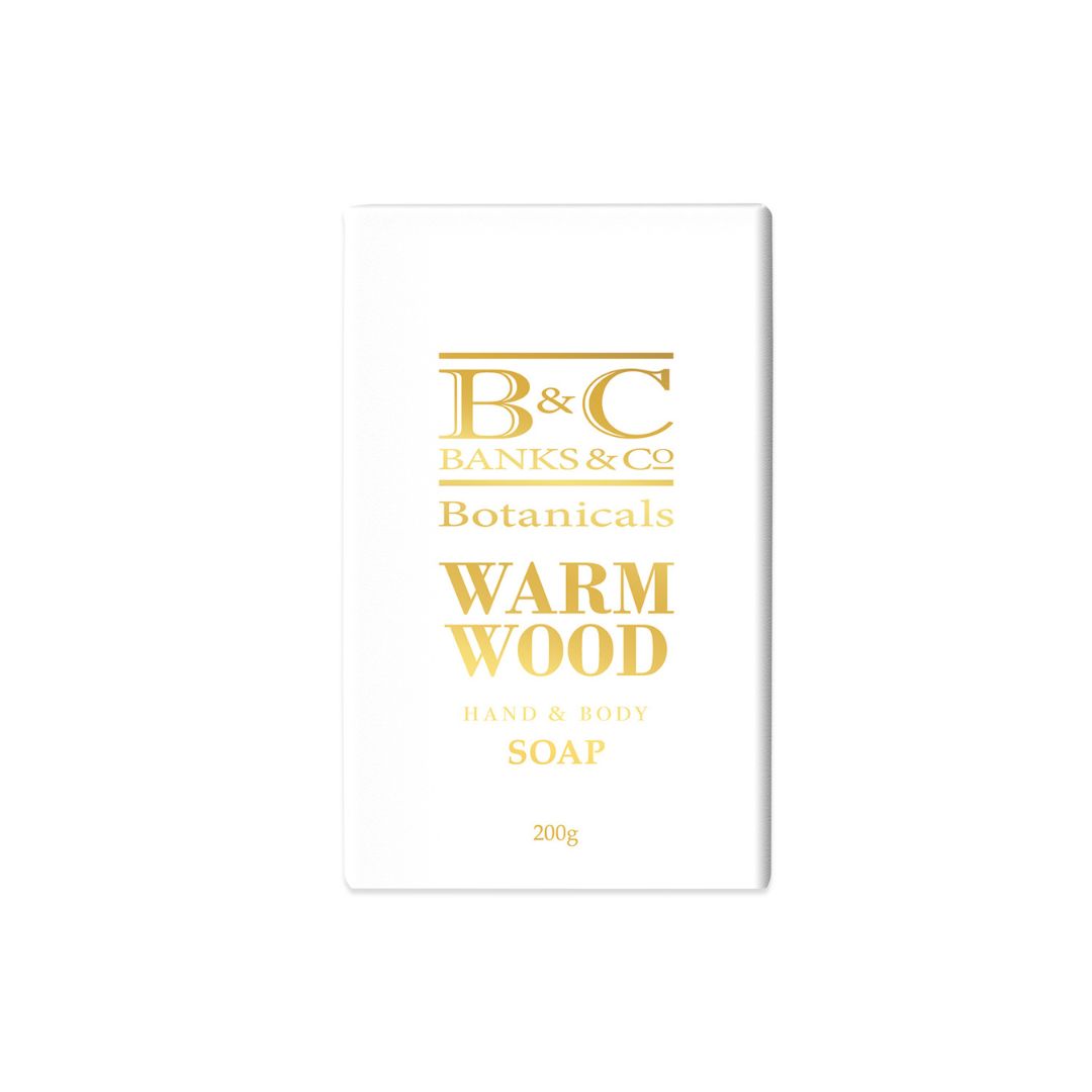 banks warm wood soap 200g