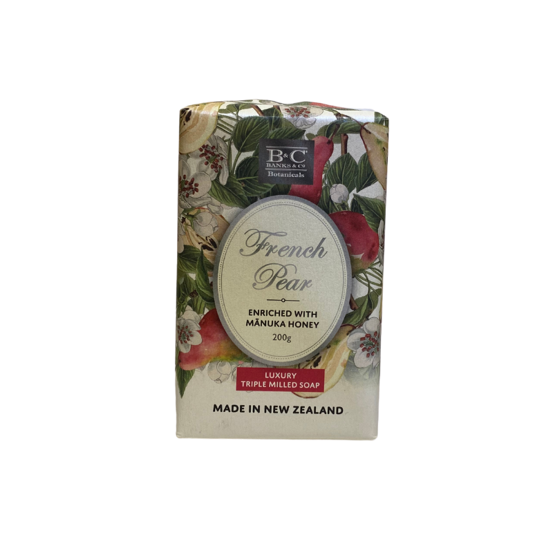 banks and co french pear soap