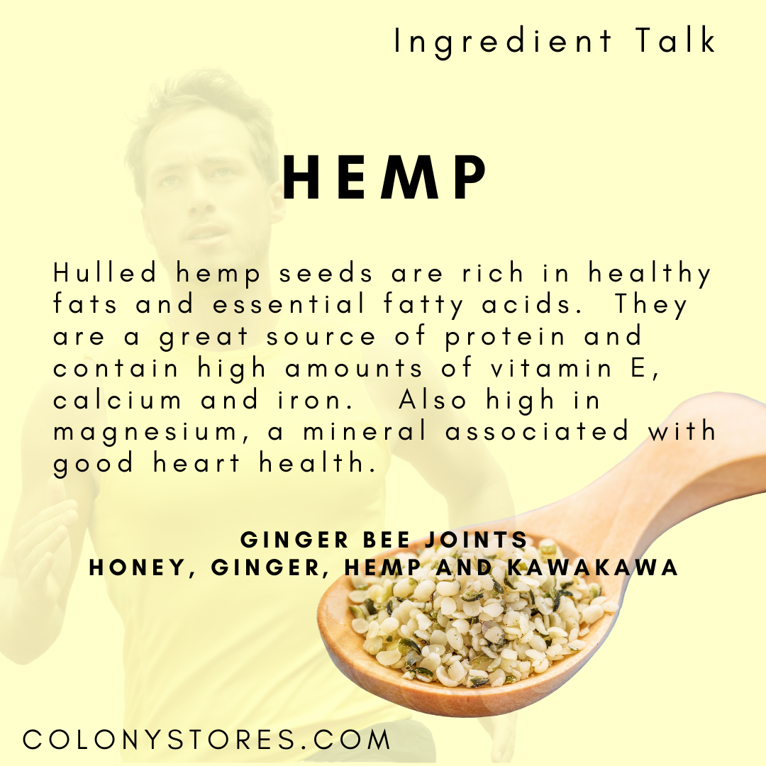 hemp hulled hemp seeds gingerbee joints