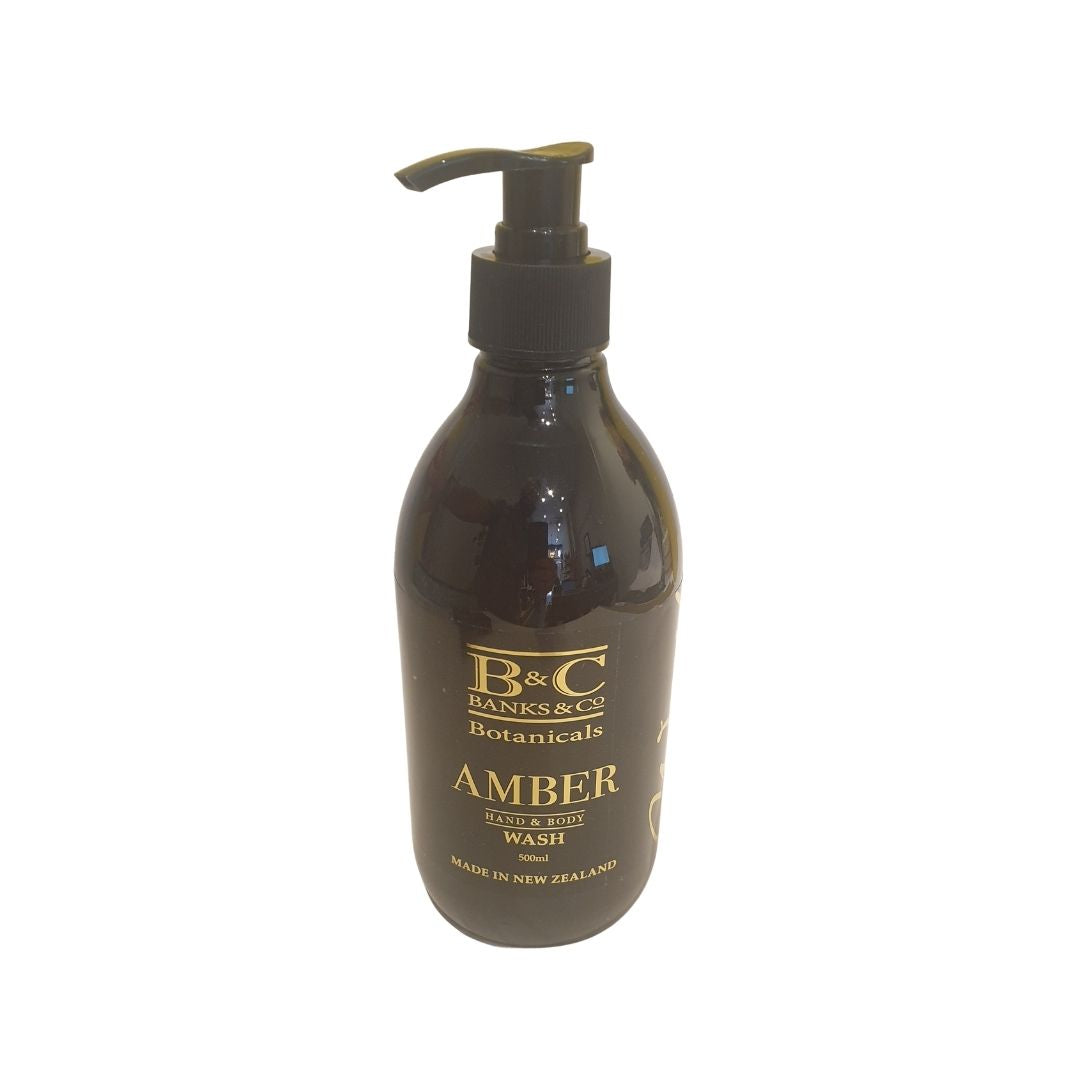 banks and co amber hand body wash