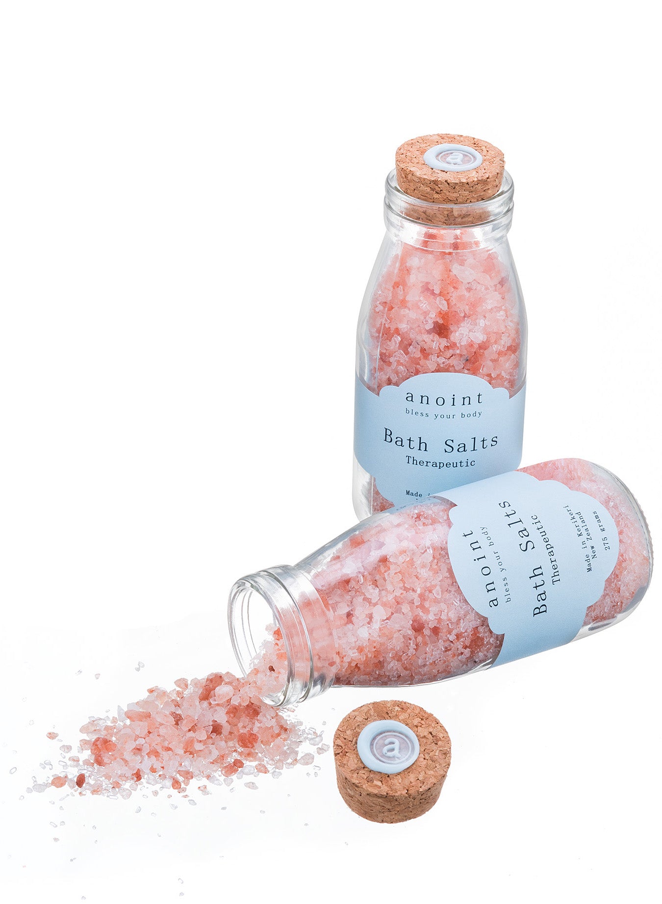 anoint pink bath salts bottle 275g
