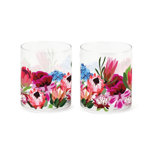 nel lusso botanic blooms classic tumblers