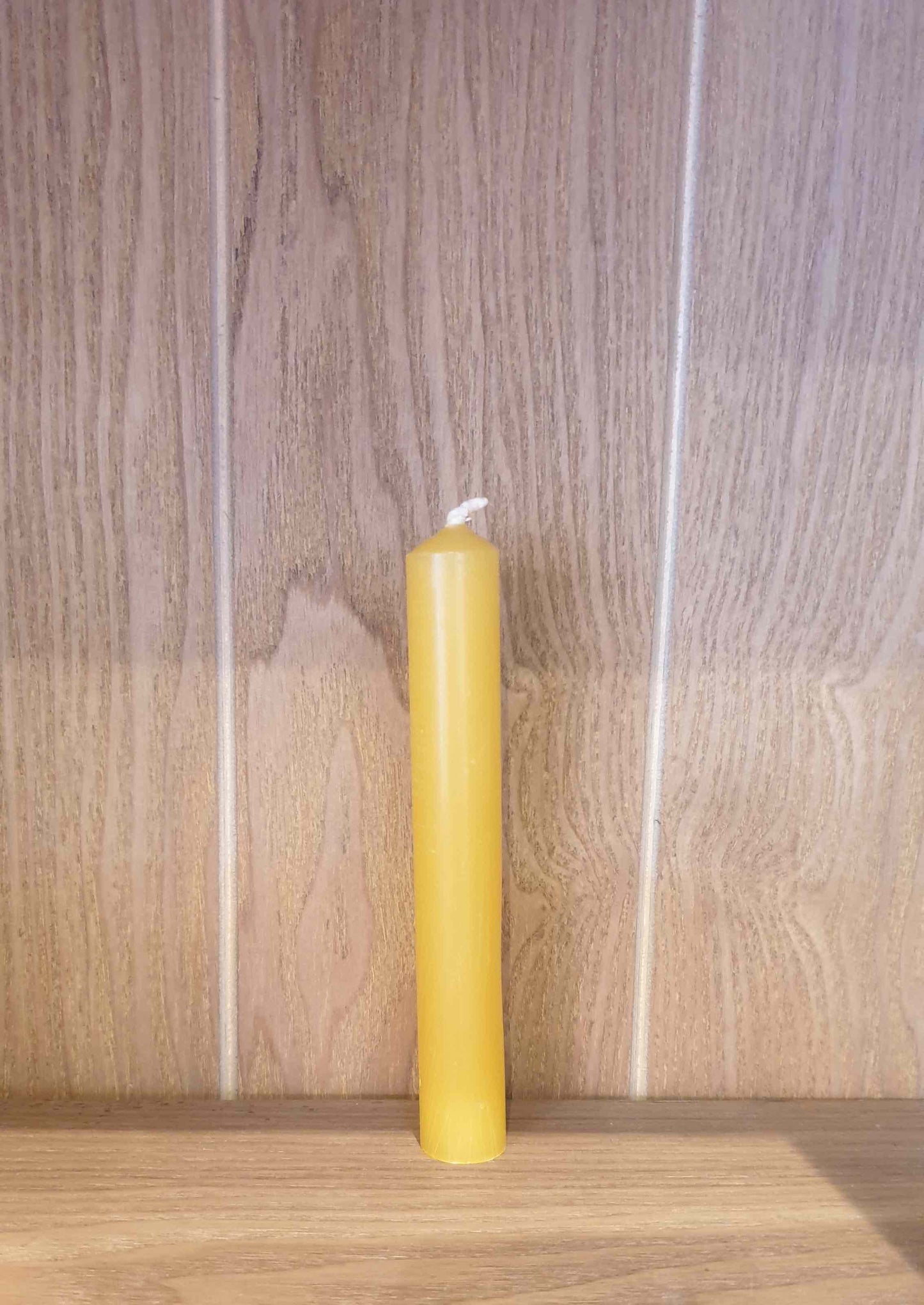 candle natural beeswax 21mm x 150mm