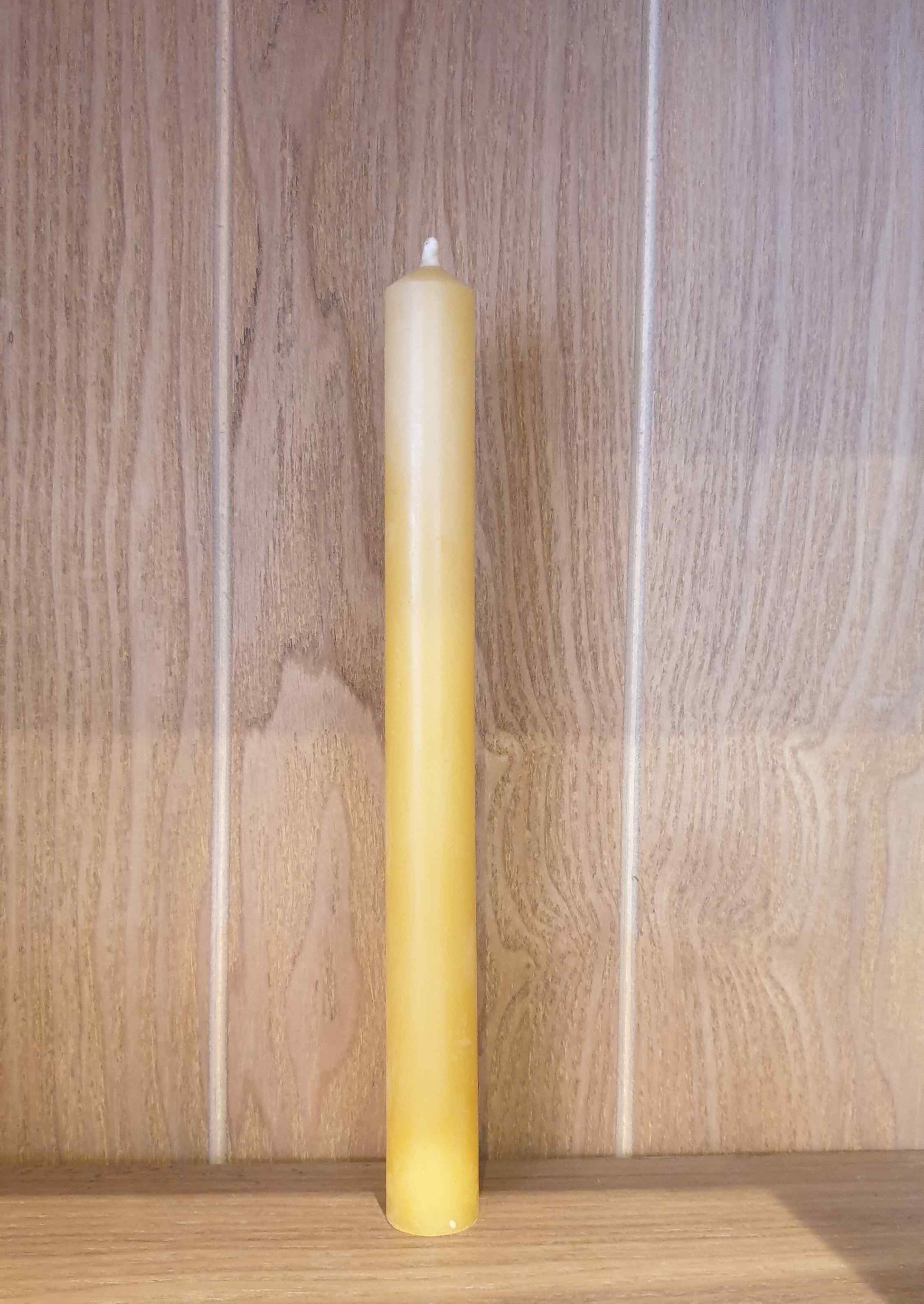candle natural beeswax 21mm x 240mm
