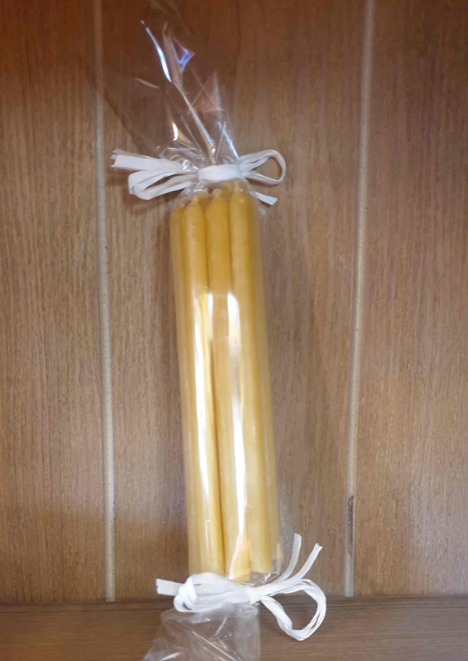 candle beeswax dipped 12x 9mm x 150mm