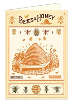 Cavallini Bees & Honey Card