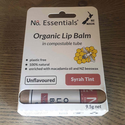no8 organic lip balm syrah tint