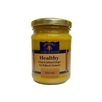 ginger bee healthy honey pollen turmeric 325g