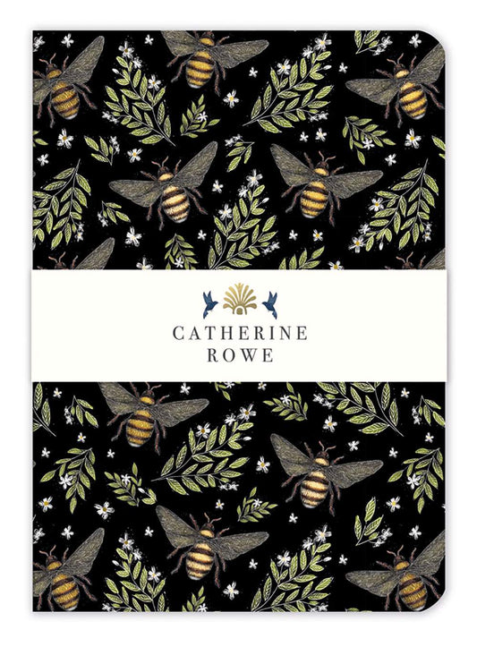 catherine rowe honey bee luxury notebook 160pages museums galleries