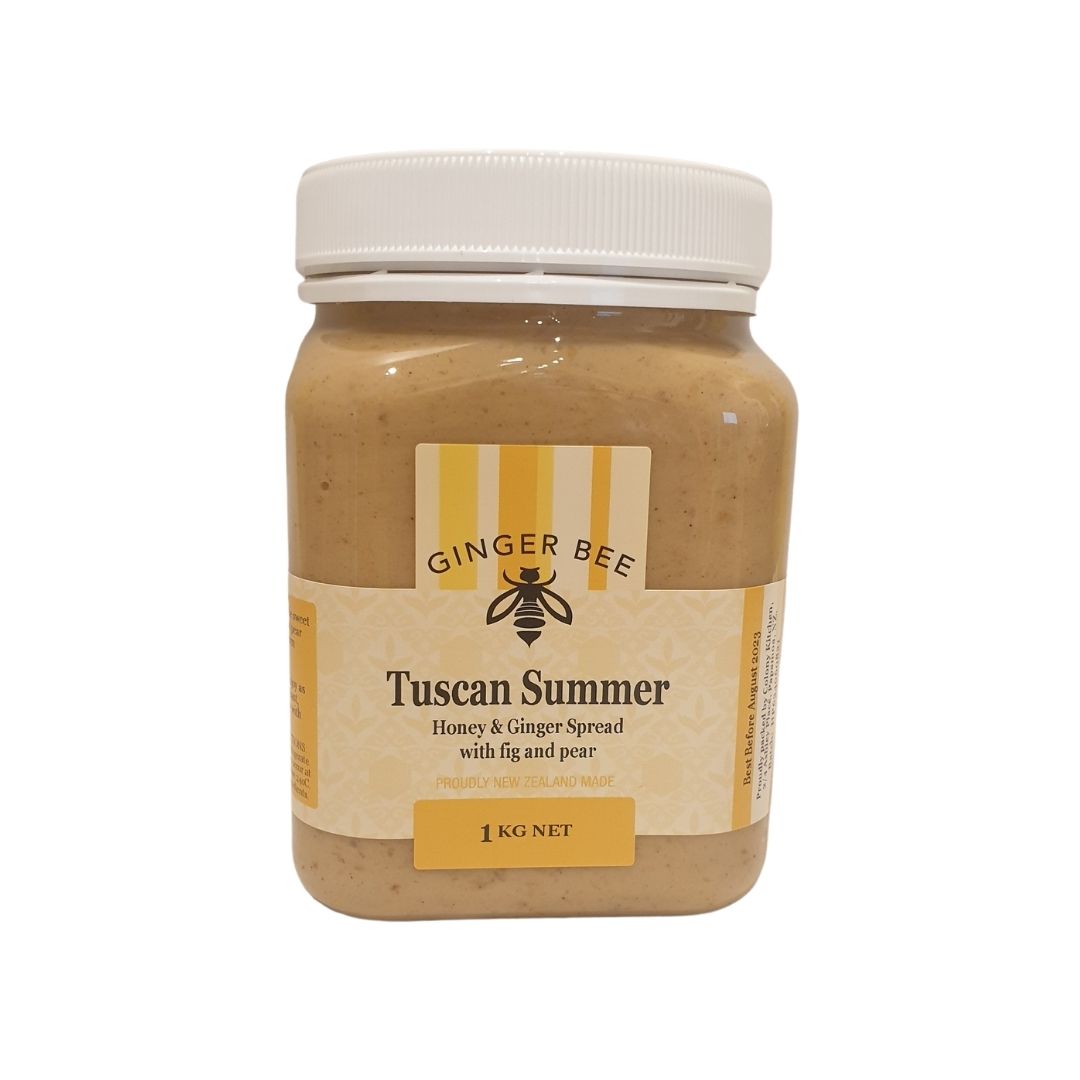 ginger bee tuscan summer honey ginger fig pear spread 1kg