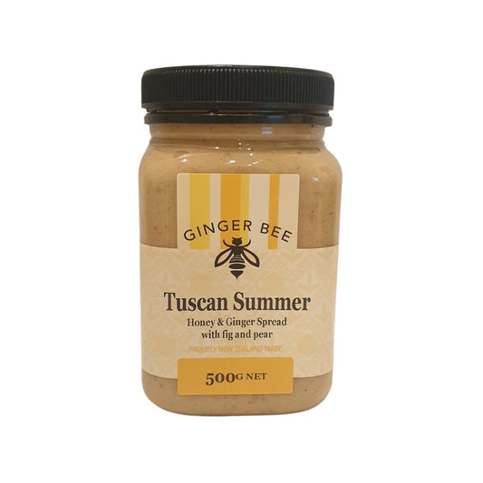 ginger bee tuscan summer honey ginger fig pear spread 500g