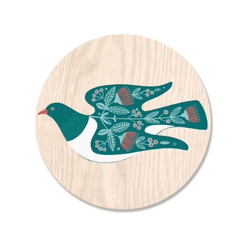 tanya wolfkamp coaster folk keruru wood pigeon